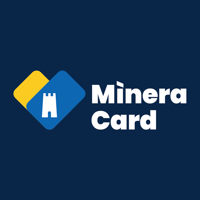 Minera Card Logo Blu R2 C2