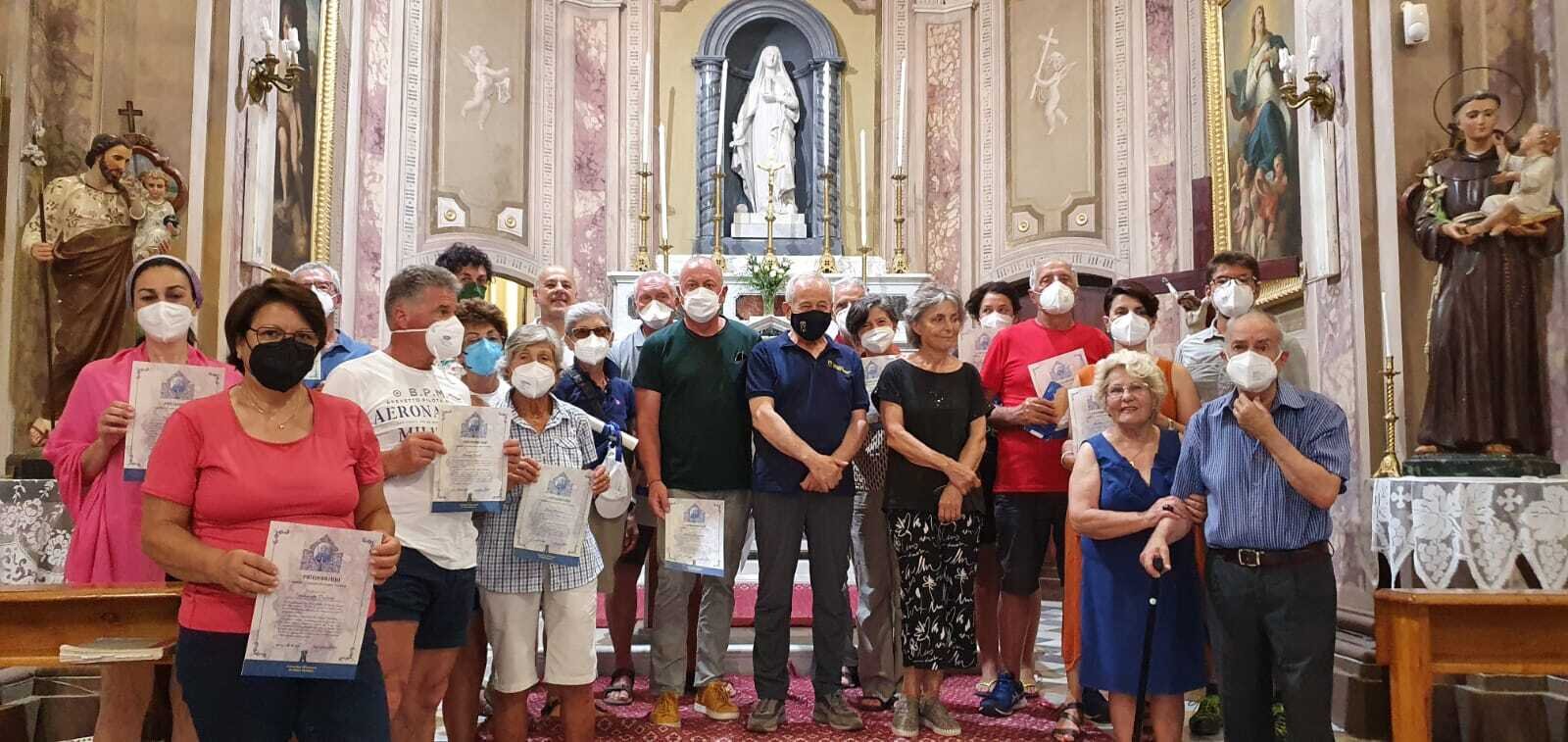 Consegna Dei Testimonium A 24 Pellegrini Nel Borgo Minerario Di Montevecchio 5484