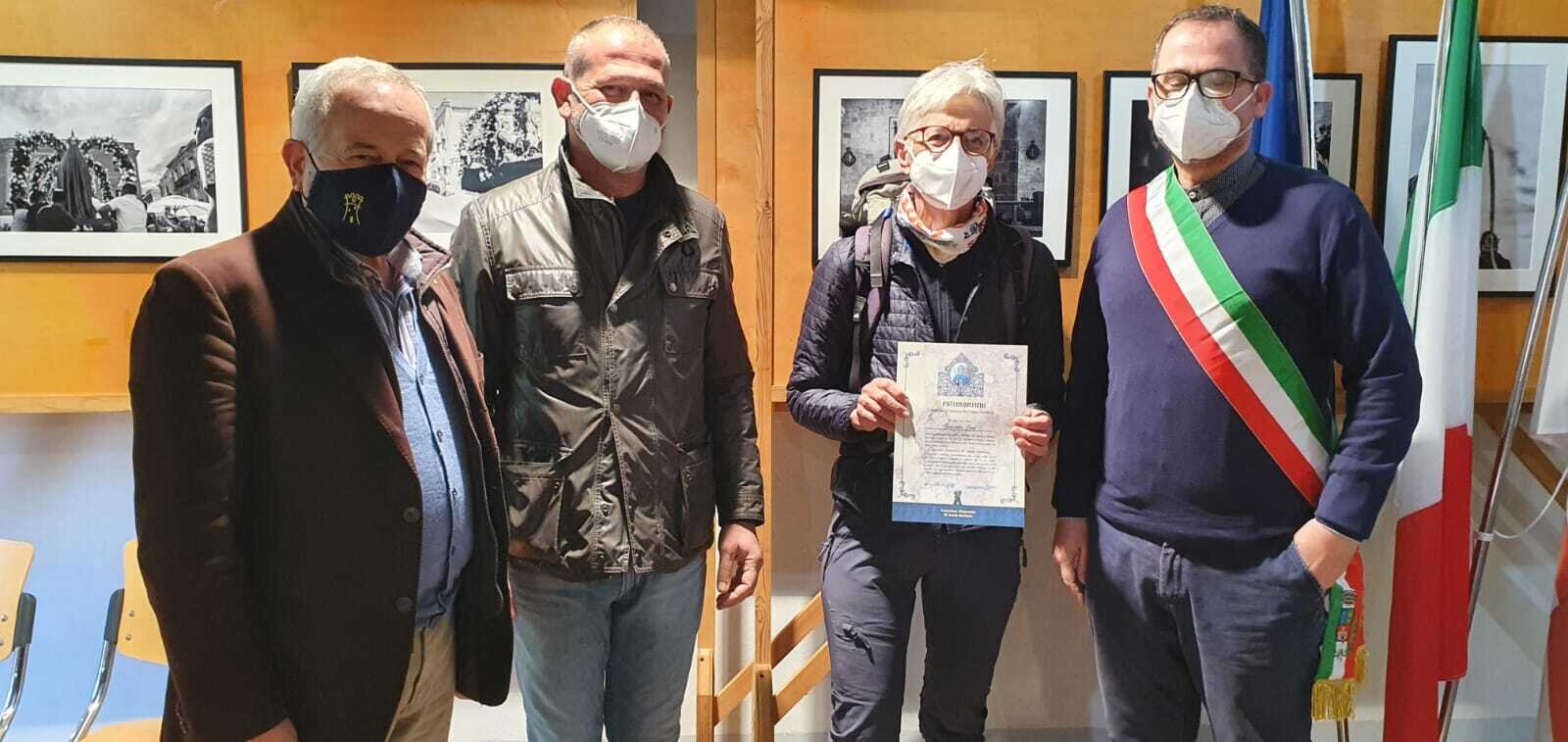 Continuano Le Premiazioni Dei Pellegrini Lungo Il Cmsb 5515