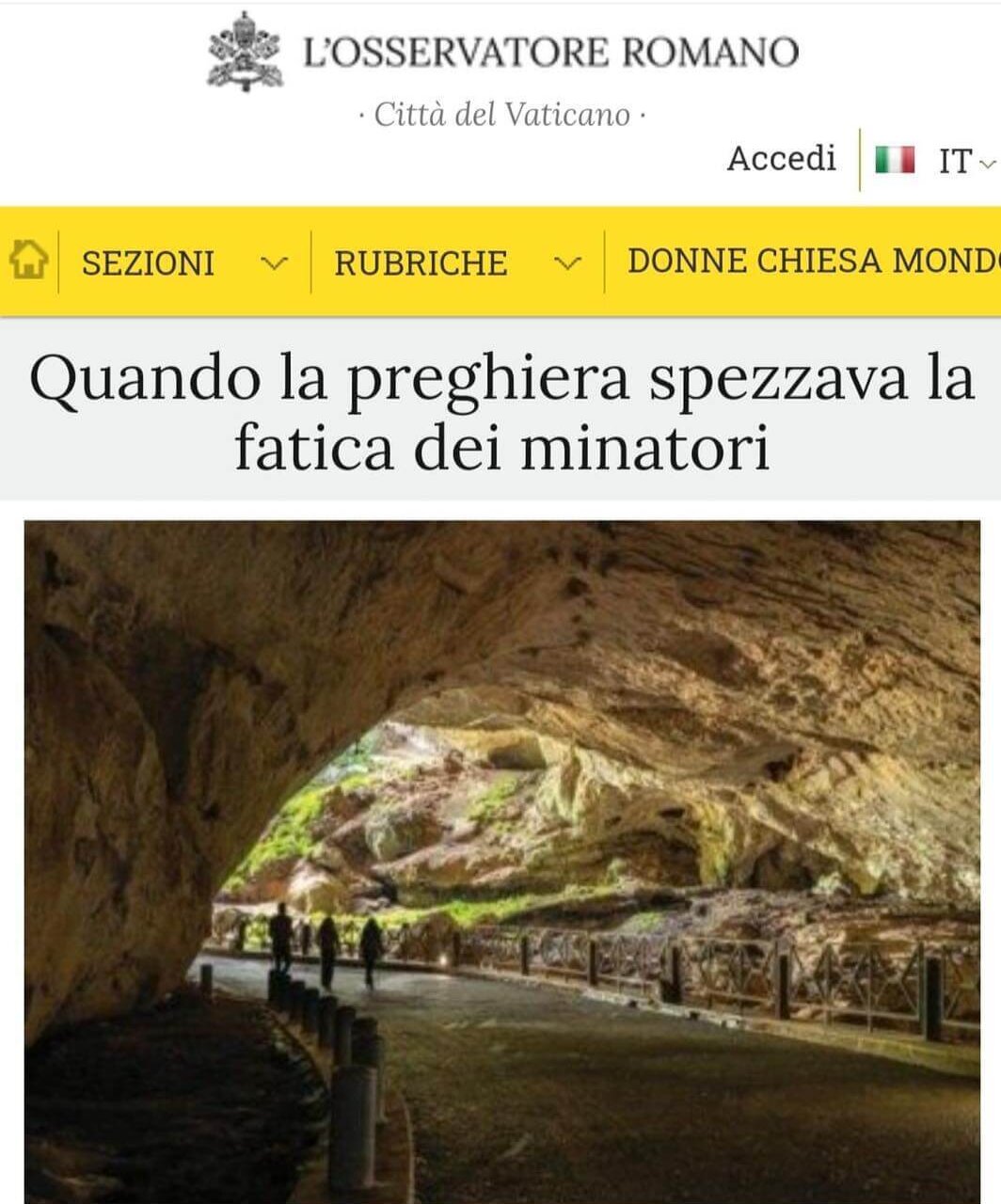 Il Cmsb Sull Osservatore Romano 5711