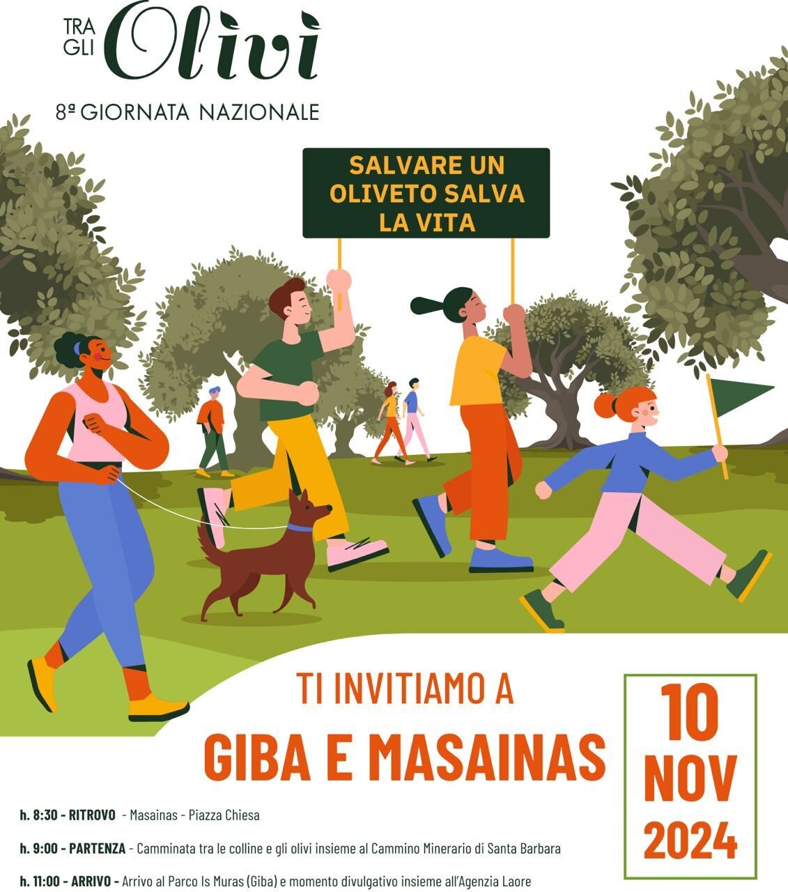 In Cammino Tra Gli Olivi A Giba E Masainas 9227