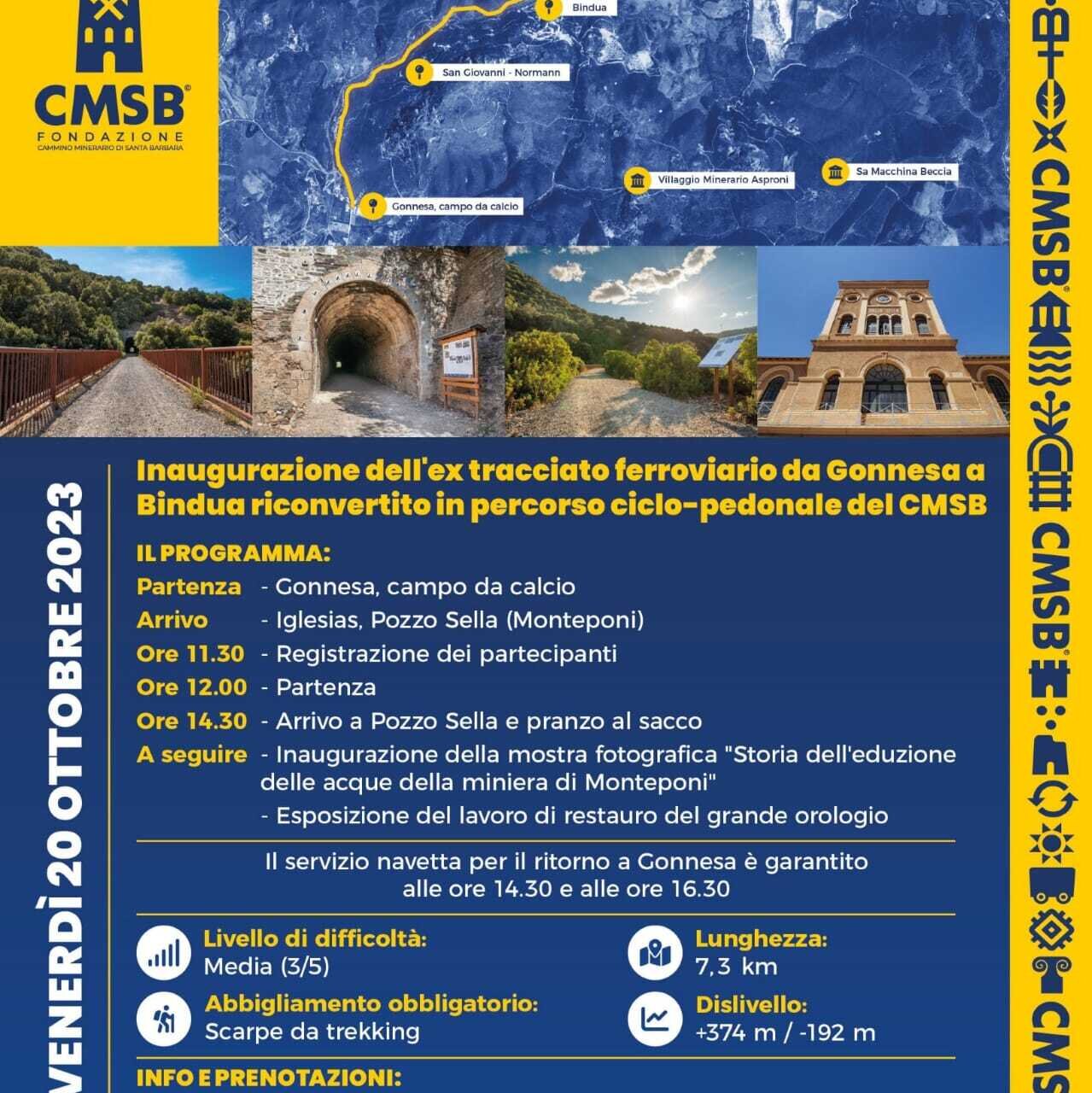 Inaugurazione Dell Ex Tracciato Ferroviario Da Gonnesa A Bindua 7487