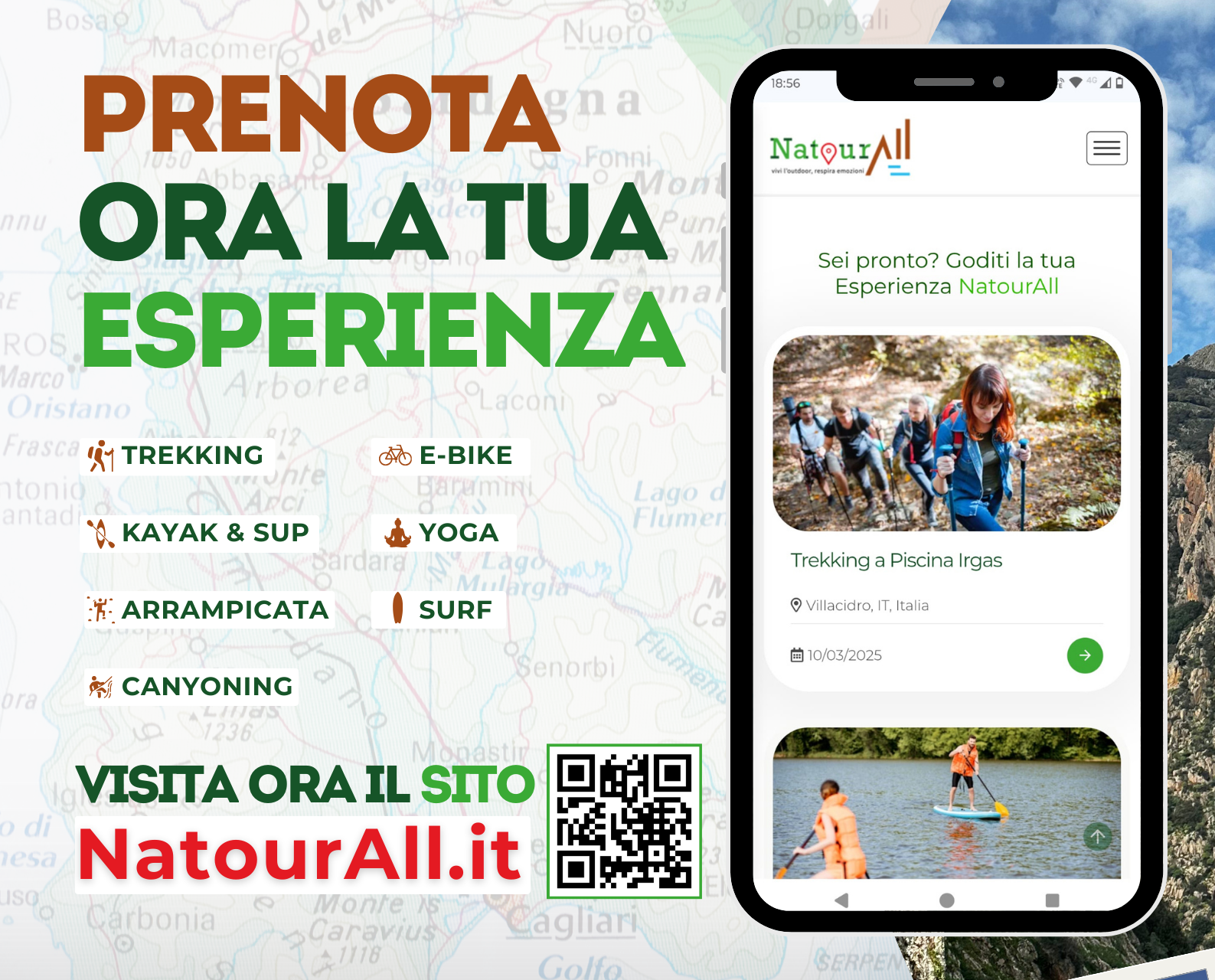 Natourall - Prenotazione Esperienze Outdoor e Noleggio Attrezzature